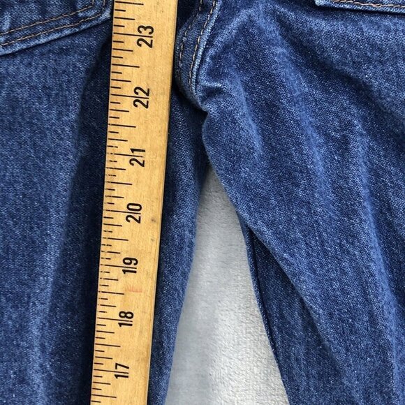 Wrangle Jeans Boys 9 Reg Straight Leg Blue Medium Wash Adjustable Waist Ranch - Picture 6 of 9